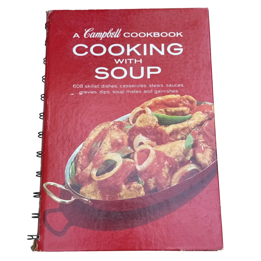 Campbell Cookbook Cooking With Soup Recipes Skillet Dishes‎ Casseroles 1968
